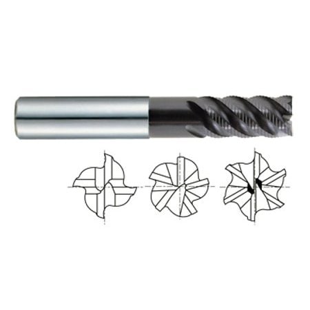 Yg-1 Tool 4 Flute Long Reach 45 Deg Helix Rougher Jet-Power Carbide 95102